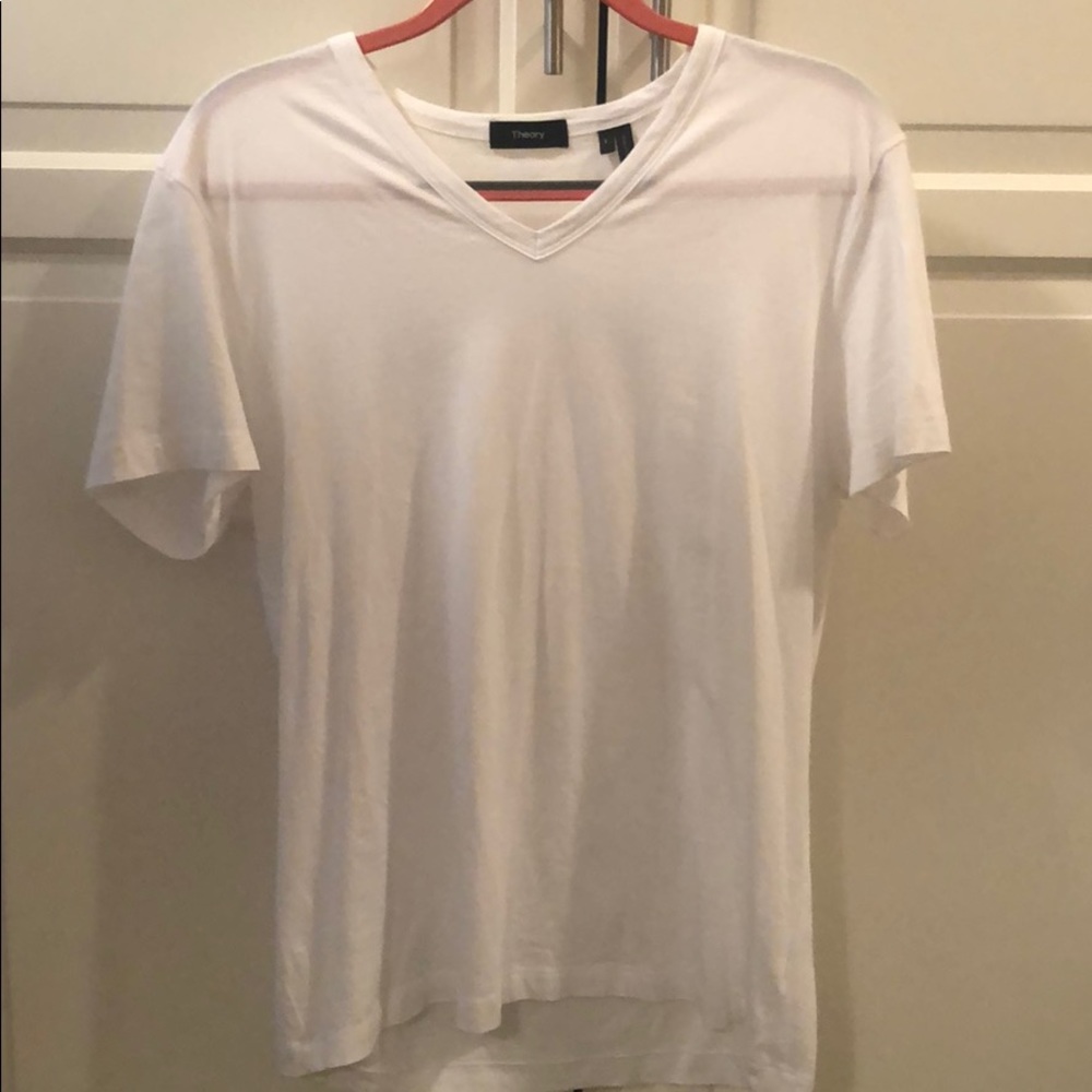 Men’s Theory White VNeck